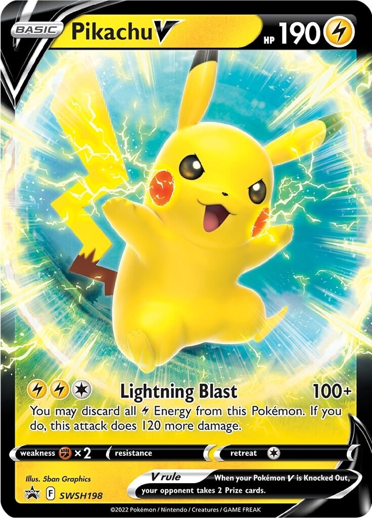 Pikachu V (SWSH198) [Sword & Shield: Black Star Promos] | L.A. Mood Comics and Games