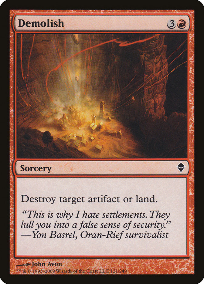 Demolish [Zendikar] | L.A. Mood Comics and Games