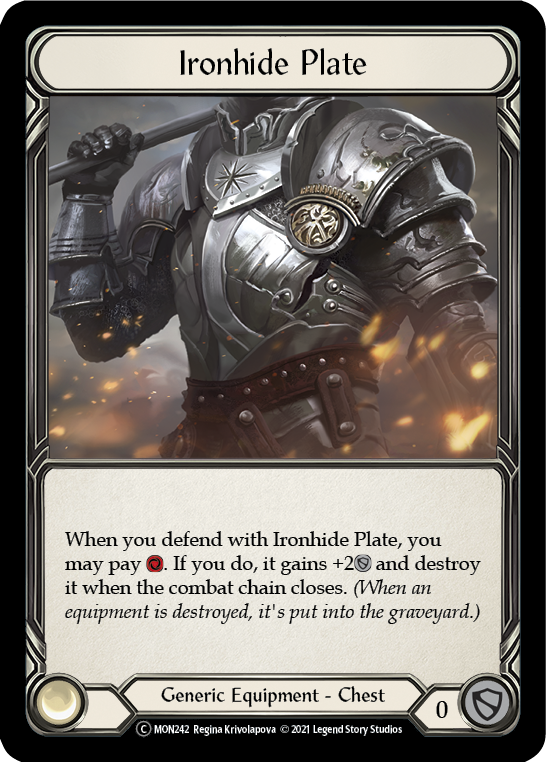 Ironhide Plate [U-MON242] (Monarch Unlimited)  Unlimited Normal | L.A. Mood Comics and Games