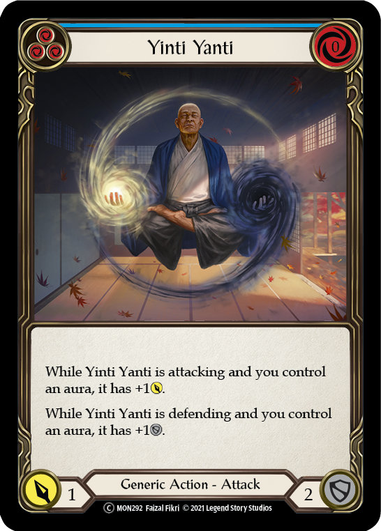 Yinti Yanti (Blue) [U-MON292-RF] (Monarch Unlimited)  Unlimited Rainbow Foil | L.A. Mood Comics and Games