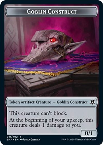 Satyr // Goblin Construct Double-Sided Token [Challenger Decks 2021 Tokens] | L.A. Mood Comics and Games