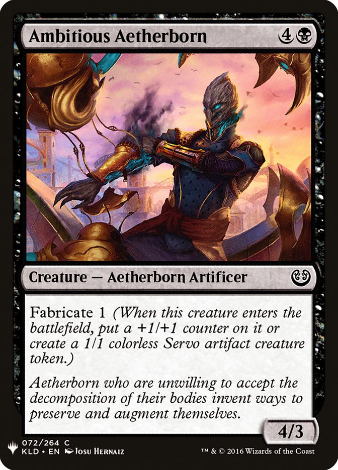 Ambitious Aetherborn [Mystery Booster] | L.A. Mood Comics and Games
