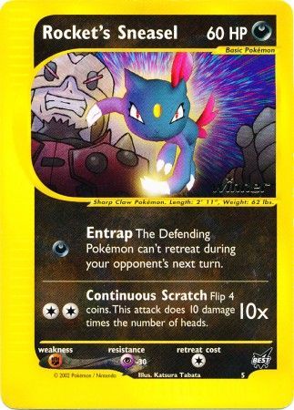 Rocket's Sneasel (5) (Winner) [Best of Promos] | L.A. Mood Comics and Games