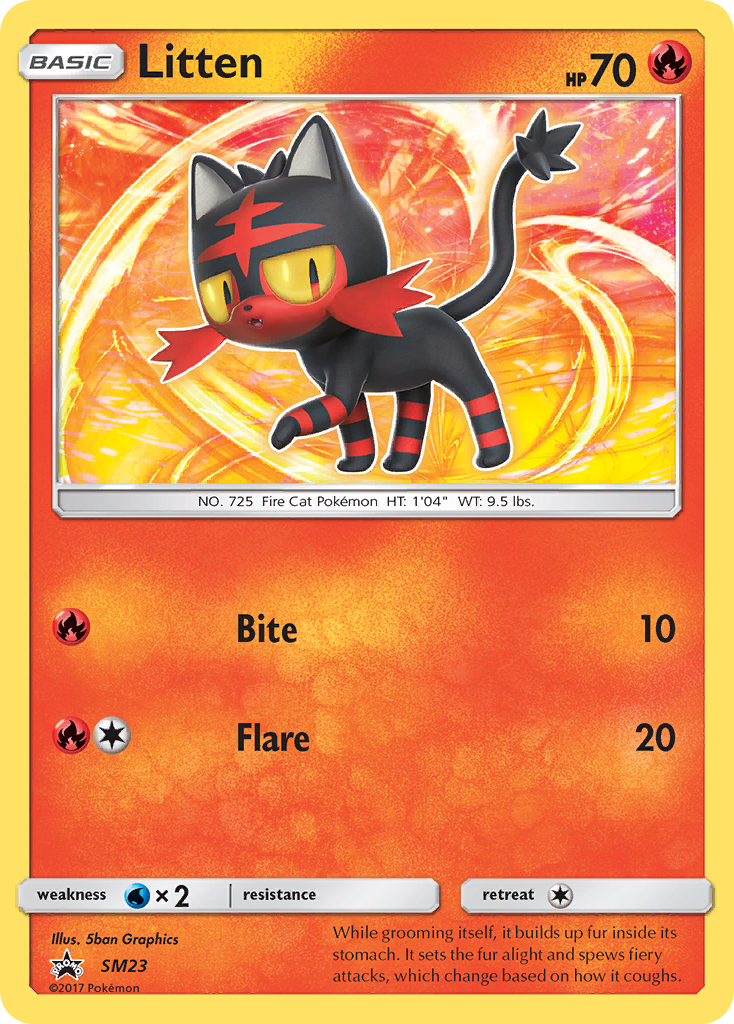 Litten (SM23) [Sun & Moon: Black Star Promos] | L.A. Mood Comics and Games