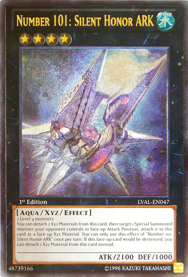 Number 101: Silent Honor ARK [LVAL-EN047] Ultimate Rare | L.A. Mood Comics and Games