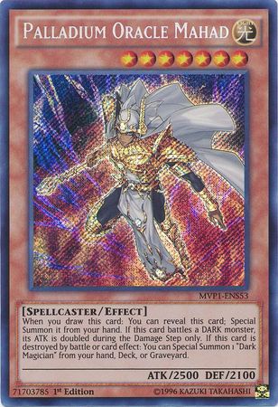 Palladium Oracle Mahad [MVP1-ENS53] Secret Rare | L.A. Mood Comics and Games