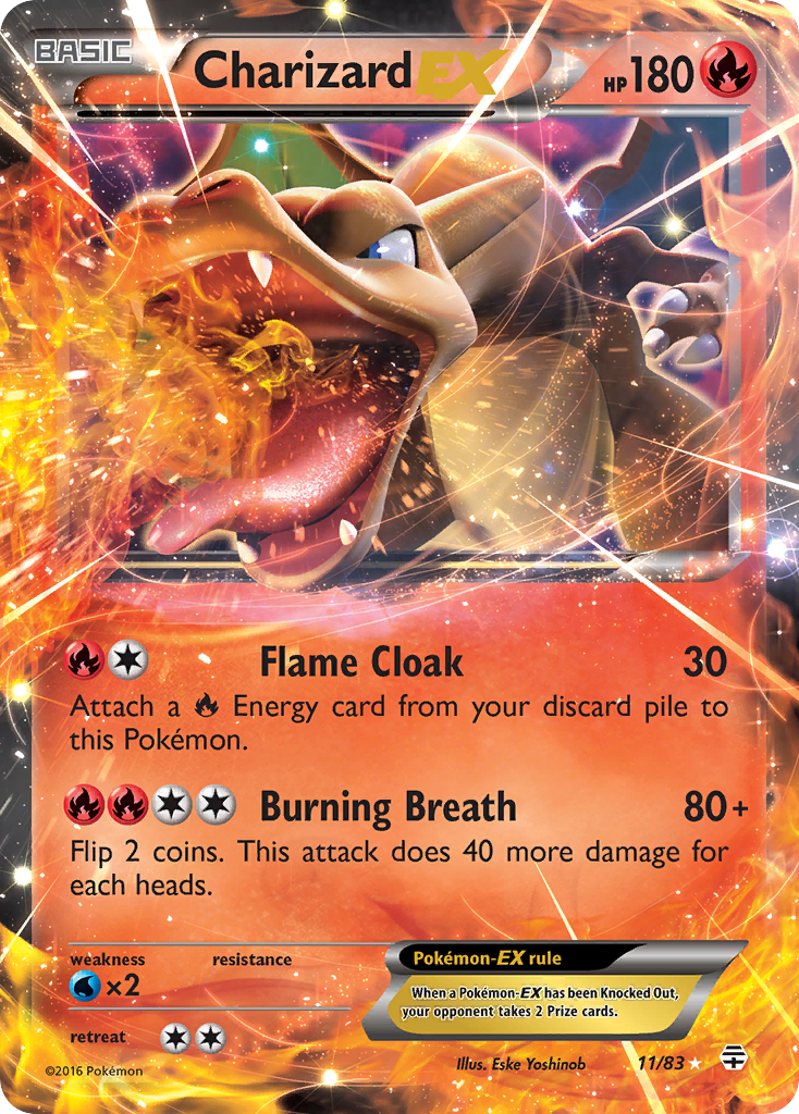 Charizard EX (11/83) [XY: Generations] | L.A. Mood Comics and Games