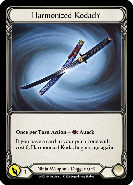 Harmonized Kodachi [LGS003-P] (Promo)  1st Edition Cold Foil | L.A. Mood Comics and Games