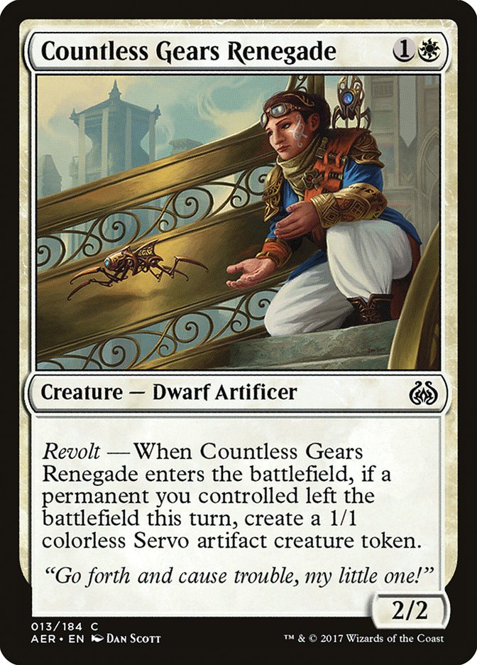 Countless Gears Renegade [Aether Revolt] | L.A. Mood Comics and Games