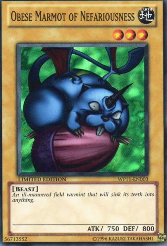 Obese Marmot of Nefariousness [WP11-EN003] Super Rare | L.A. Mood Comics and Games