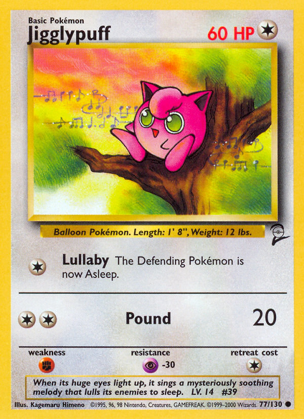 Jigglypuff (77/130) [Base Set 2] | L.A. Mood Comics and Games