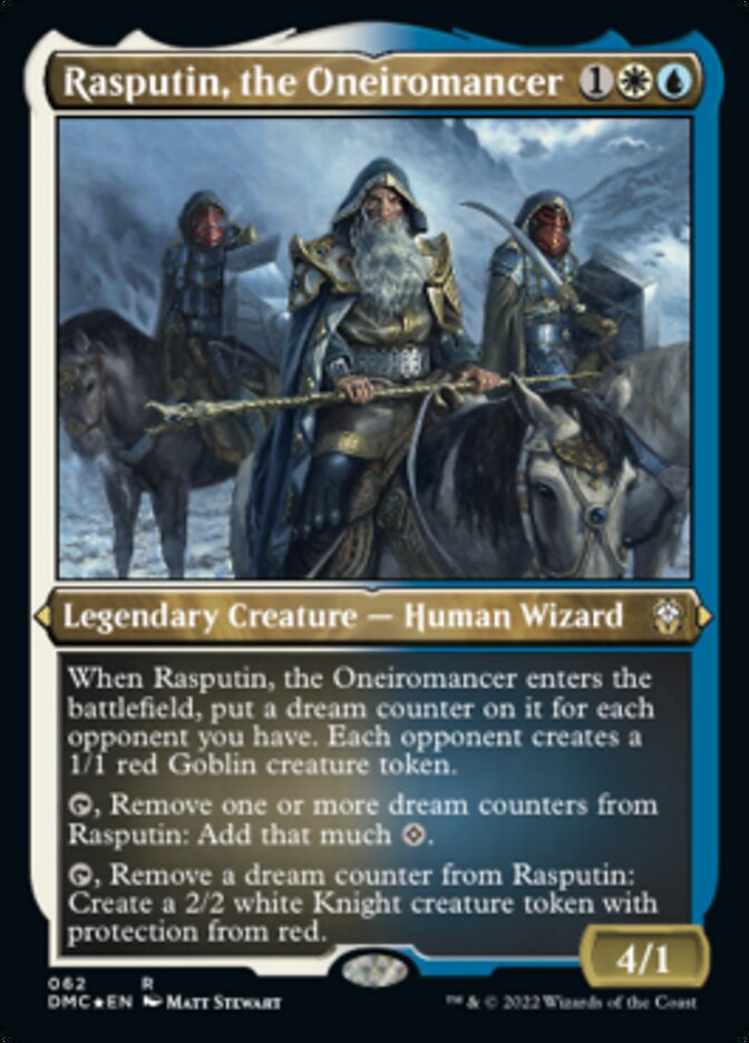 Rasputin, the Oneiromancer (Foil Etched) [Dominaria United Commander] | L.A. Mood Comics and Games