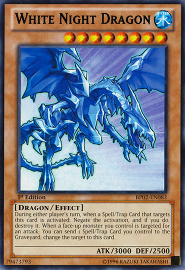 White Night Dragon [BP02-EN083] Mosaic Rare | L.A. Mood Comics and Games