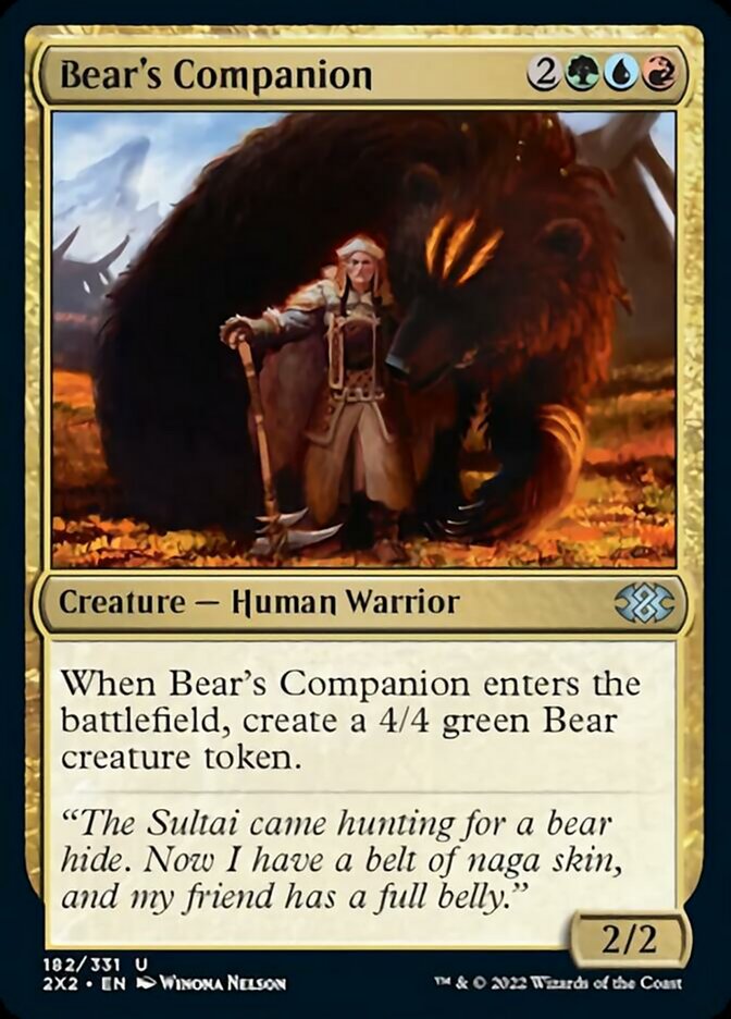 Bear's Companion [Double Masters 2022] | L.A. Mood Comics and Games