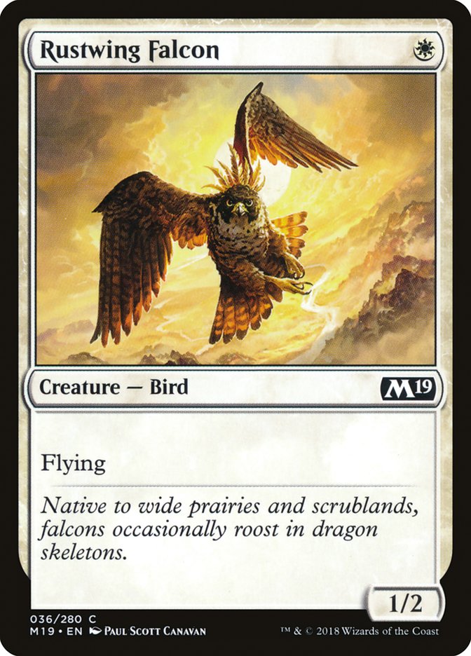 Rustwing Falcon [Core Set 2019] | L.A. Mood Comics and Games