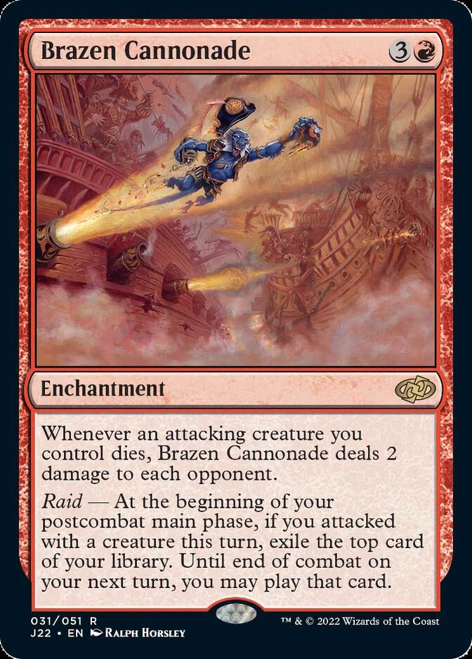 Brazen Cannonade [Jumpstart 2022] | L.A. Mood Comics and Games
