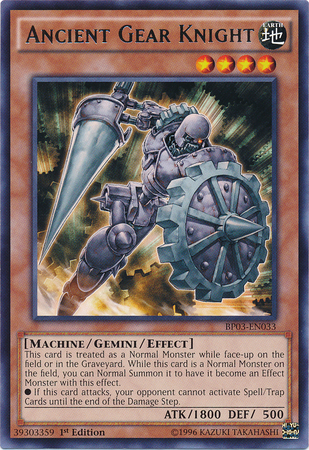 Ancient Gear Knight [BP03-EN033] Rare | L.A. Mood Comics and Games