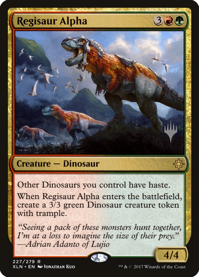 Regisaur Alpha (Promo Pack) [Ixalan Promos] | L.A. Mood Comics and Games