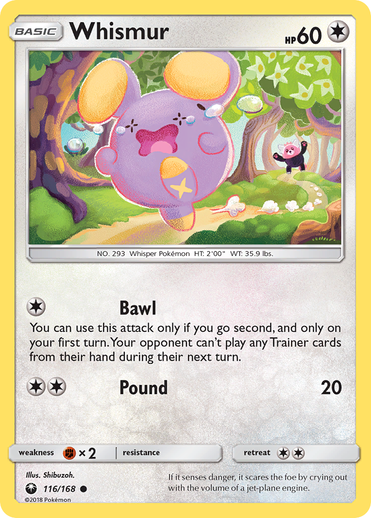 Whismur (116/168) [Sun & Moon: Celestial Storm] | L.A. Mood Comics and Games