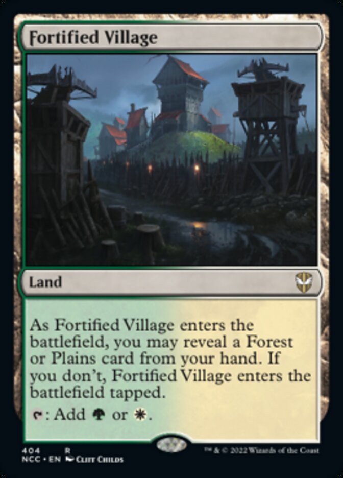 Fortified Village [Streets of New Capenna Commander] | L.A. Mood Comics and Games