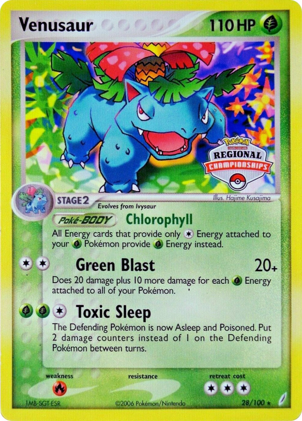 Venusaur (28/100) (Regional Championship Promo) [EX: Crystal Guardians] | L.A. Mood Comics and Games