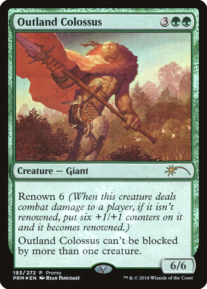 Outland Colossus [Resale Promos] | L.A. Mood Comics and Games