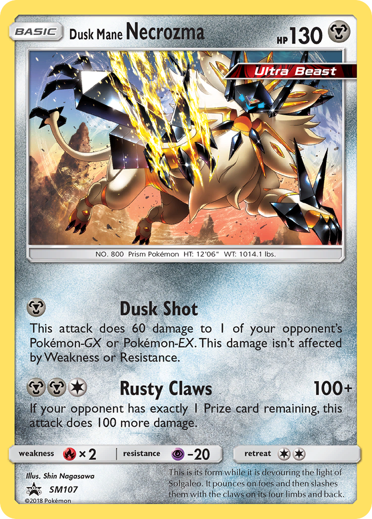 Dusk Mane Necrozma (SM107) [Sun & Moon: Black Star Promos] | L.A. Mood Comics and Games