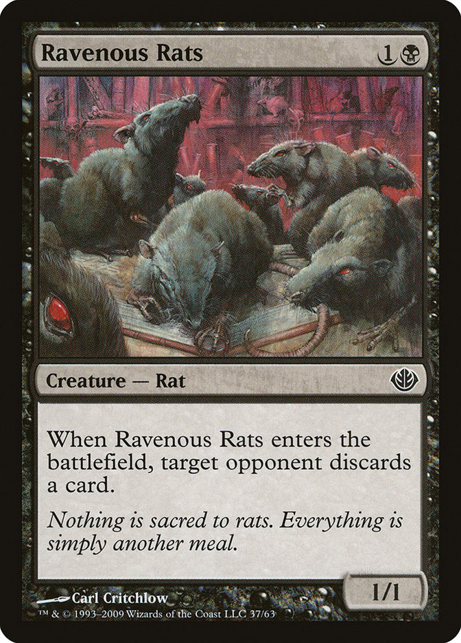 Ravenous Rats [Duel Decks: Garruk vs. Liliana] | L.A. Mood Comics and Games