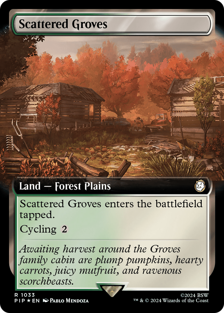 Scattered Groves (Extended Art) (Surge Foil) [Fallout] | L.A. Mood Comics and Games
