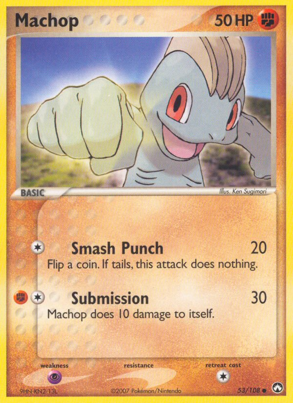 Machop (53/108) [EX: Power Keepers] | L.A. Mood Comics and Games