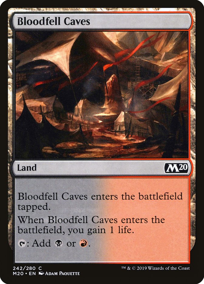Bloodfell Caves [Core Set 2020] | L.A. Mood Comics and Games