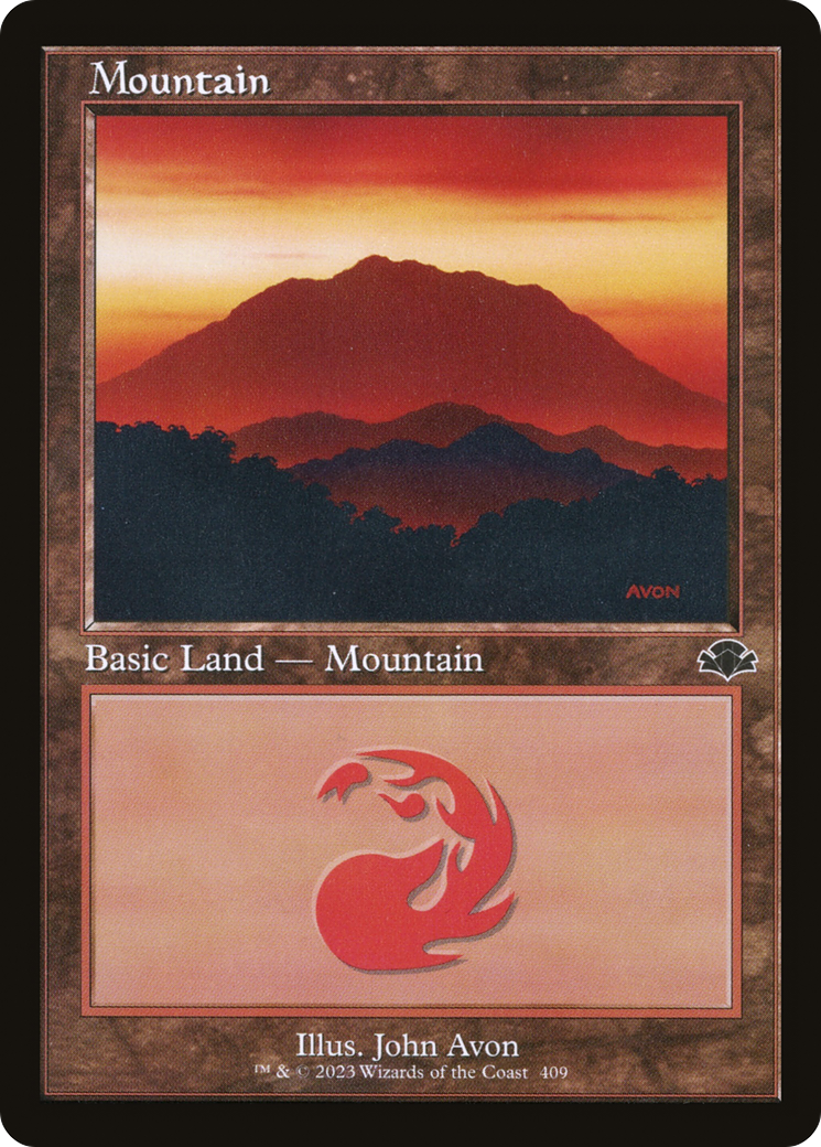 Mountain (409) (Retro) [Dominaria Remastered] | L.A. Mood Comics and Games