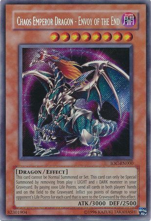 Chaos Emperor Dragon - Envoy of the End [IOC-EN000] Secret Rare | L.A. Mood Comics and Games