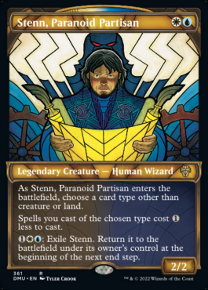 Stenn, Paranoid Partisan (Showcase Textured) [Dominaria United] | L.A. Mood Comics and Games