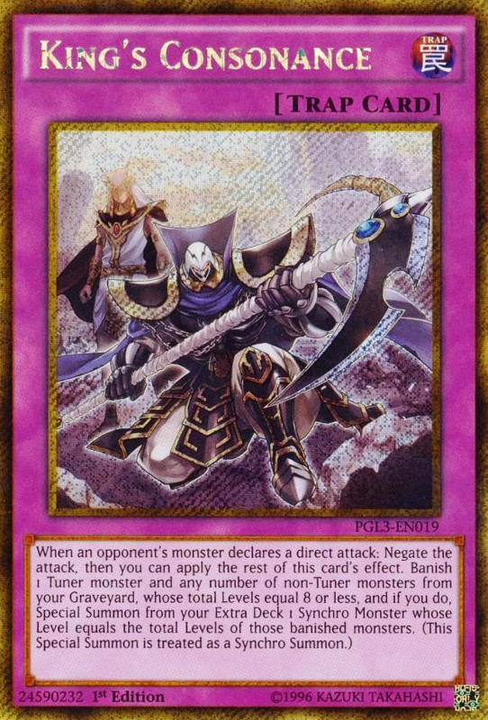King's Consonance [PGL3-EN019] Gold Secret Rare | L.A. Mood Comics and Games