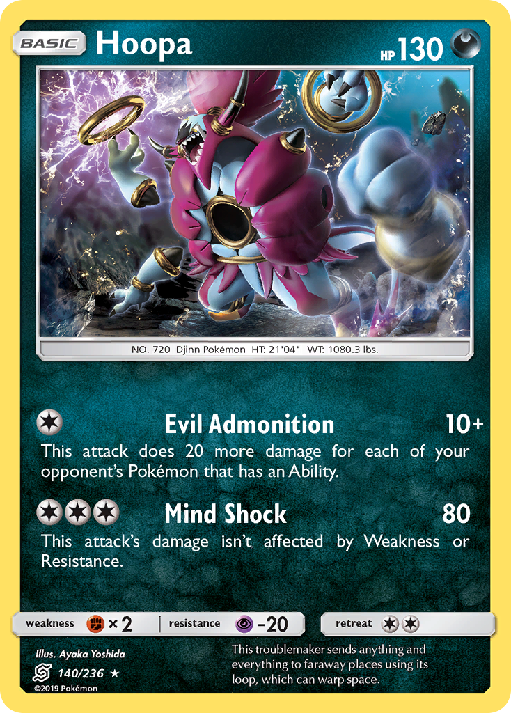Hoopa (140/236) [Sun & Moon: Unified Minds] | L.A. Mood Comics and Games