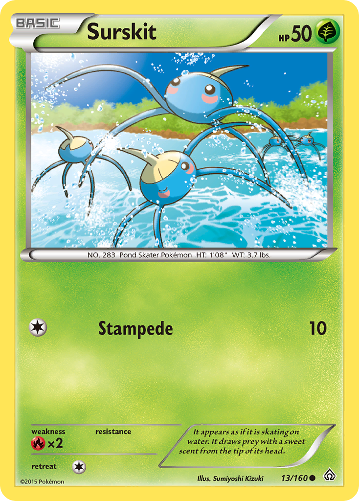 Surskit (13/160) [XY: Primal Clash] | L.A. Mood Comics and Games