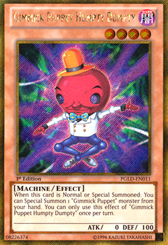 Gimmick Puppet Humpty Dumpty [PGLD-EN011] Gold Secret Rare | L.A. Mood Comics and Games