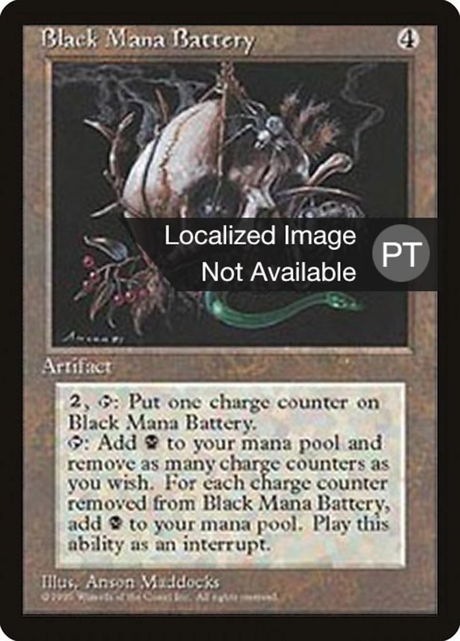 Black Mana Battery [Fourth Edition (Foreign Black Border)] | L.A. Mood Comics and Games