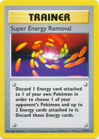 Super Energy Removal (79/102) [Base Set Shadowless Unlimited] | L.A. Mood Comics and Games