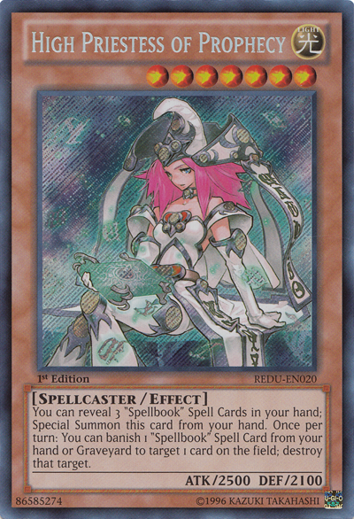 High Priestess of Prophecy [REDU-EN020] Secret Rare | L.A. Mood Comics and Games