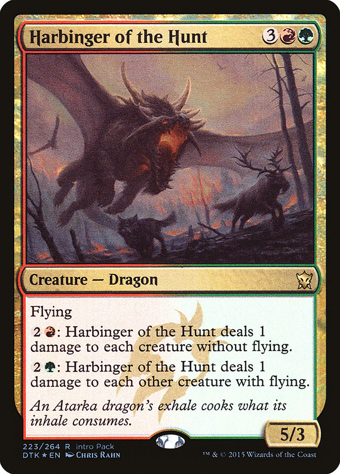 Harbinger of the Hunt (Intro Pack) [Dragons of Tarkir Promos] | L.A. Mood Comics and Games