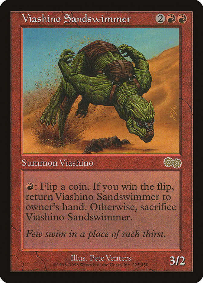 Viashino Sandswimmer [Urza's Saga] | L.A. Mood Comics and Games