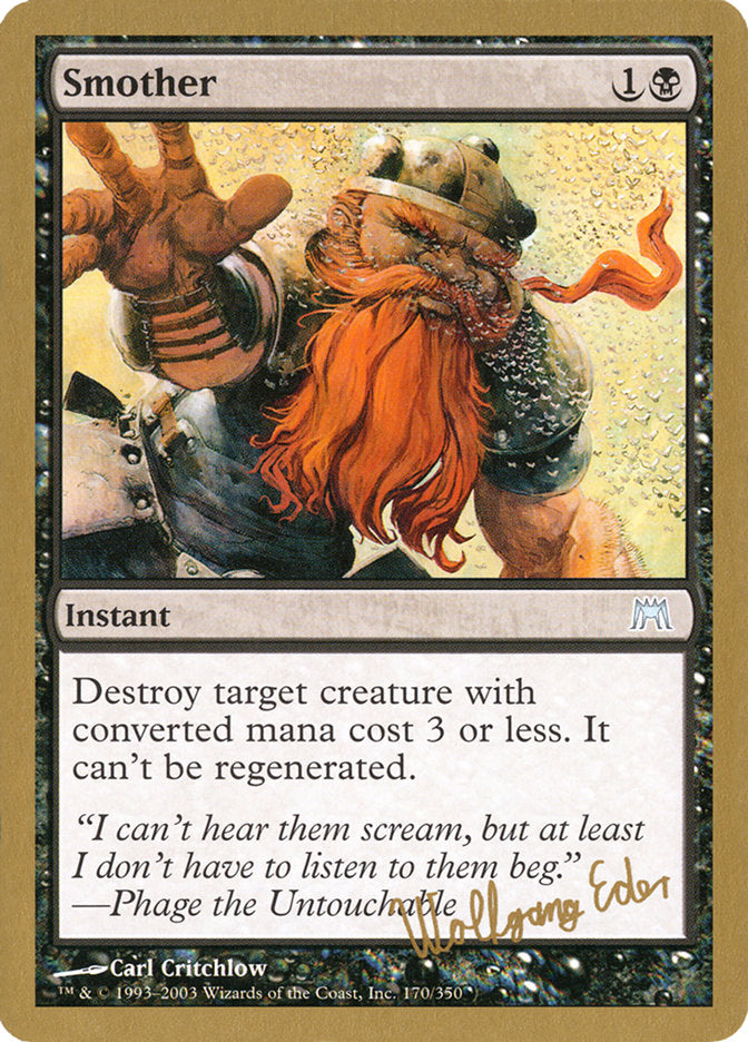 Smother (Wolfgang Eder) [World Championship Decks 2003] | L.A. Mood Comics and Games