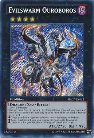 Evilswarm Ouroboros [HA07-EN065] Secret Rare | L.A. Mood Comics and Games