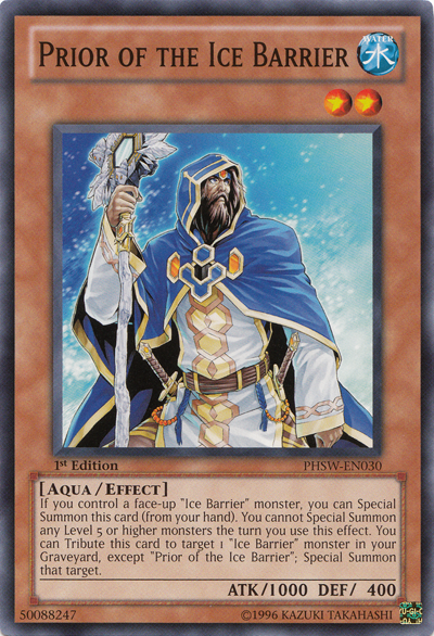 Prior of the Ice Barrier [PHSW-EN030] Common | L.A. Mood Comics and Games