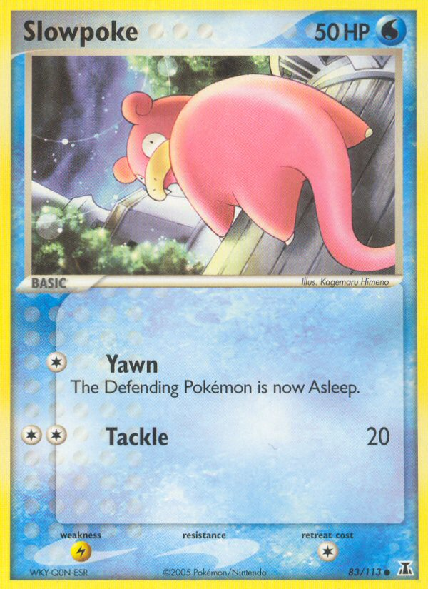 Slowpoke (83/113) [EX: Delta Species] | L.A. Mood Comics and Games