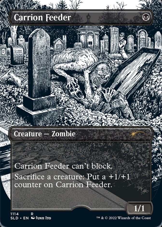 Carrion Feeder (Borderless Etched Foil) [Secret Lair Drop Series] | L.A. Mood Comics and Games