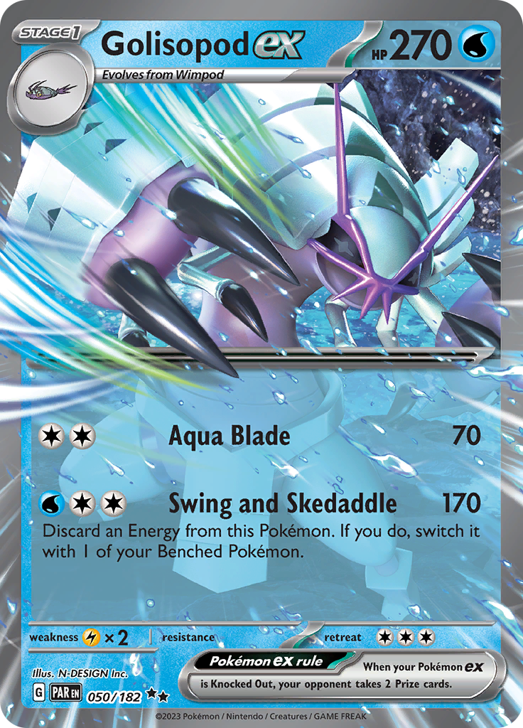 Golisopod ex (050/182) [Scarlet & Violet: Paradox Rift] | L.A. Mood Comics and Games