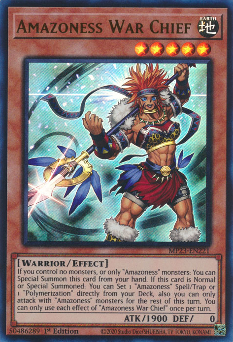 Amazoness War Chief [MP23-EN221] Ultra Rare | L.A. Mood Comics and Games